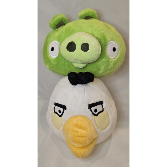 Matilda White & Green Pig Angry Birds Rovio 2010 Commonwealth No Sound - Picture 1 of 6